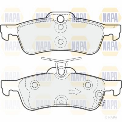 Brake Pad Set NAPA NBP1616