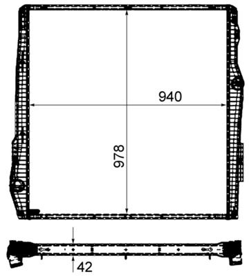 Radiateur - CR2093000P - MAHLE