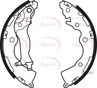 Brake Shoe Set APEC SHU781