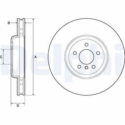 DISC FRANA DELPHI BG9160C