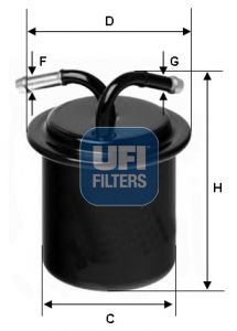 UFI 31.541.00 Топливный фильтр  для SUBARU SVX (Субару Свx)
