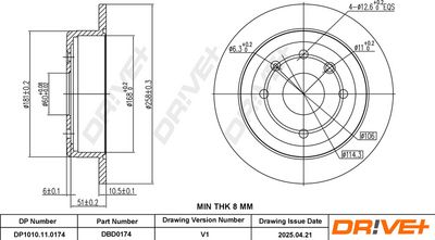 DISC FRANA DR!VE+ DP1010110174 2