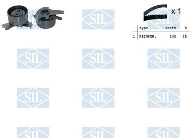 комплект ангренажен ремък Saleri SIL TK1507