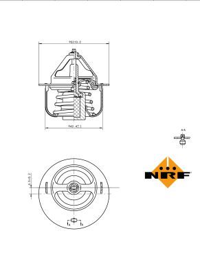 Thermostat, coolant 725054