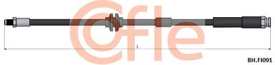 Тормозной шланг COFLE 92.BH.FI091 для FIAT TIPO