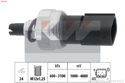 Przełącznik ciśnieniowy, klimatyzacja KW 480082