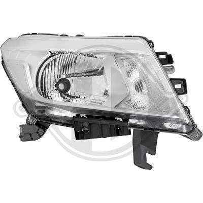 DIEDERICHS 6089080 Основная фара  для NISSAN NP300 (Ниссан Нп300)