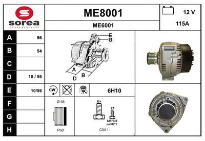GENERATOR SNRA ME8001