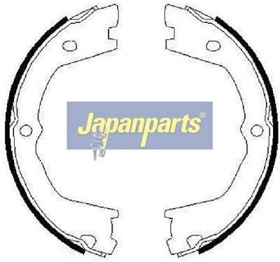JAPANPARTS Stabdžių trinkelių komplektas