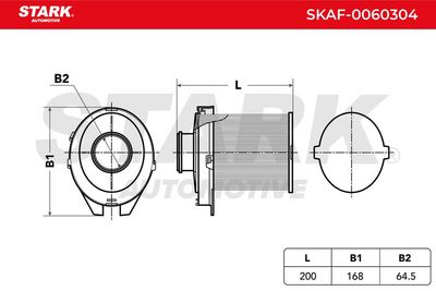 въздушен филтър STARK SKAF-0060304