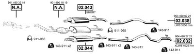 Układ wydechowy ASMET ME012472
