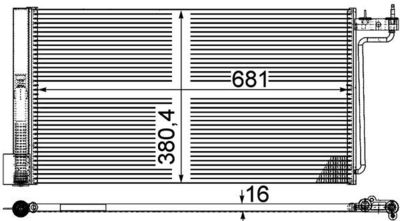 CONDENSATOR CLIMATIZARE MAHLE AC29000P 1