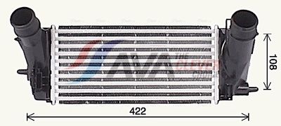 INTERCOOLER COMPRESOR AVA Clever Choice FD4658 1