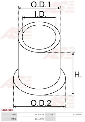 Bush, starter shaft SBU9007