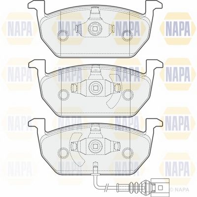 Brake Pad Set NAPA NBP1021