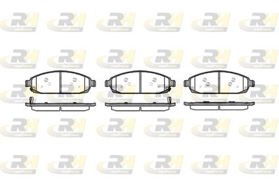 Комплект тормозных колодок, дисковый тормоз ROADHOUSE 21173.02 для JEEP COMMANDER
