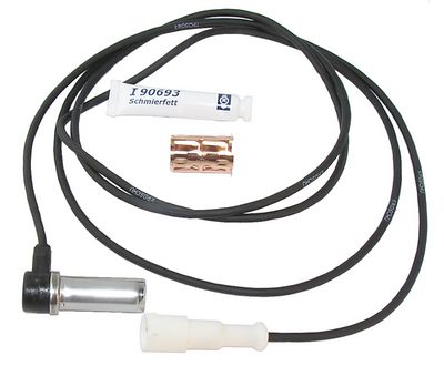 ABS-sensor Achter/Voor Links/Rechts (hoekig, 2000mm, niet gegolfde slang ronde plug)
