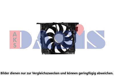 Вентилятор, охлаждение двигателя AKS DASIS 058098N для BMW 6