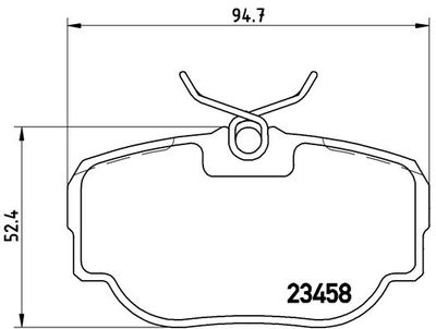 Комплект тормозных колодок, дисковый тормоз BREMBO P 44 009 для LAND ROVER DISCOVERY