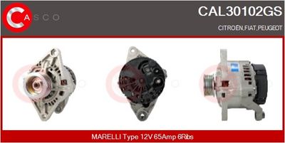 GENERATOR / ALTERNATOR CASCO CAL30102GS