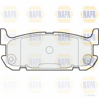 Brake Pad Set NAPA NBP1748