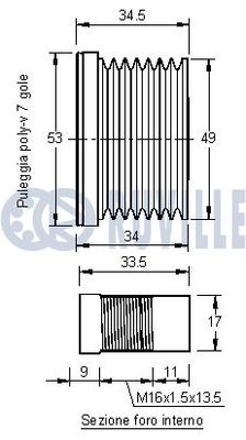 SISTEM ROATA LIBERA GENERATOR RUVILLE 542145 1