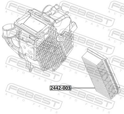 FILTRU AER FEBEST 2442003 1