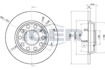 спирачен диск ICER 78BD5309-2