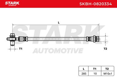 спирачен маркуч STARK SKBH-0820334