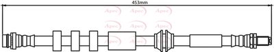 APEC Brake Hose HOS4154
