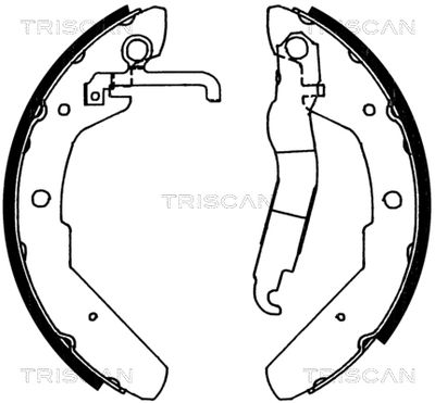 Комплект тормозных колодок TRISCAN 8100 29370 для VW TRANSPORTER