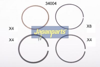 JAPANPARTS Stūmoklio žiedas