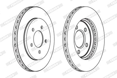 Ferodo Brake Disc DDF1058C