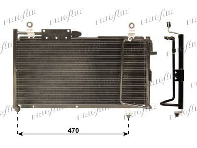 Конденсатор, кондиционер FRIGAIR 0814.2011 для SUZUKI SWIFT