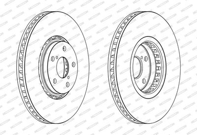 Brake disc Voor Rechts