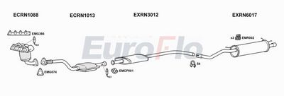 Układ wydechowy EUROFLO RNMEG205008A00