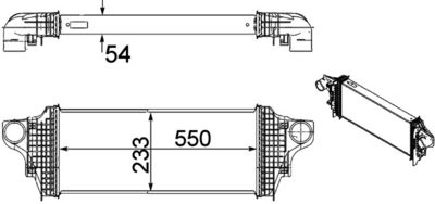 LADELUFTKüHLER MAHLE CI238000P 1