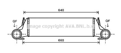 AVA QUALITY COOLING BW4421 Интеркулер  для BMW X5 (Бмв X5)
