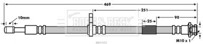 Brake Hose Borg & Beck BBH7655