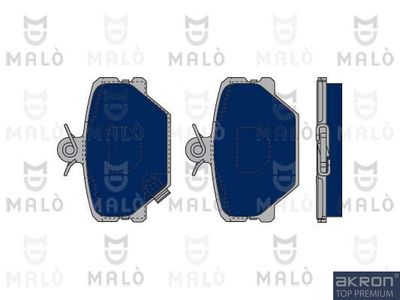 Комплект тормозных колодок, дисковый тормоз AKRON-MALÒ 1050261 для SMART ROADSTER