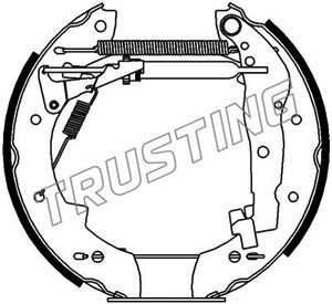 Комплект тормозных колодок TRUSTING 6028 для TALBOT 1307-1510