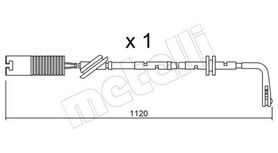 SENZOR DE AVERTIZARE UZURA PLACUTE DE FRANA