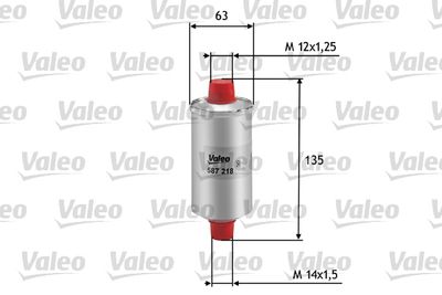 Топливный фильтр VALEO 587218 для ROVER 800