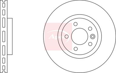 APEC Brake Disc DSK2323