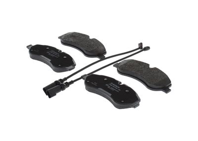 Remblokken set Voor (met een dempingskussen), past: FORD TOURNEO CUSTOM V362, TRANSIT CUSTOM V362, TRANSIT V363 1.0H-2.2D 09.12-
