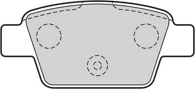BREMSBELAGSATZ SCHEIBENBREMSE VALEO 301633 3