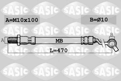 Тормозной шланг SASIC SBH6317 для FORD ORION