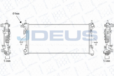 RADIATOR RACIRE MOTOR JDEUS M0070240