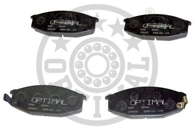 Комплект тормозных колодок, дисковый тормоз OPTIMAL 9347 для NISSAN URVAN