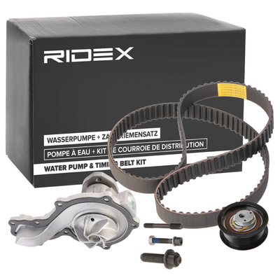 водна помпа+ к-кт ангренажен ремък RIDEX 3096W0327